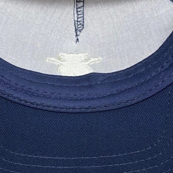 Grizzly OG Bear Sk8 Snapback Trucker Hat Blue Adjustable Embroidered Mesh Back - Picture 8 of 11